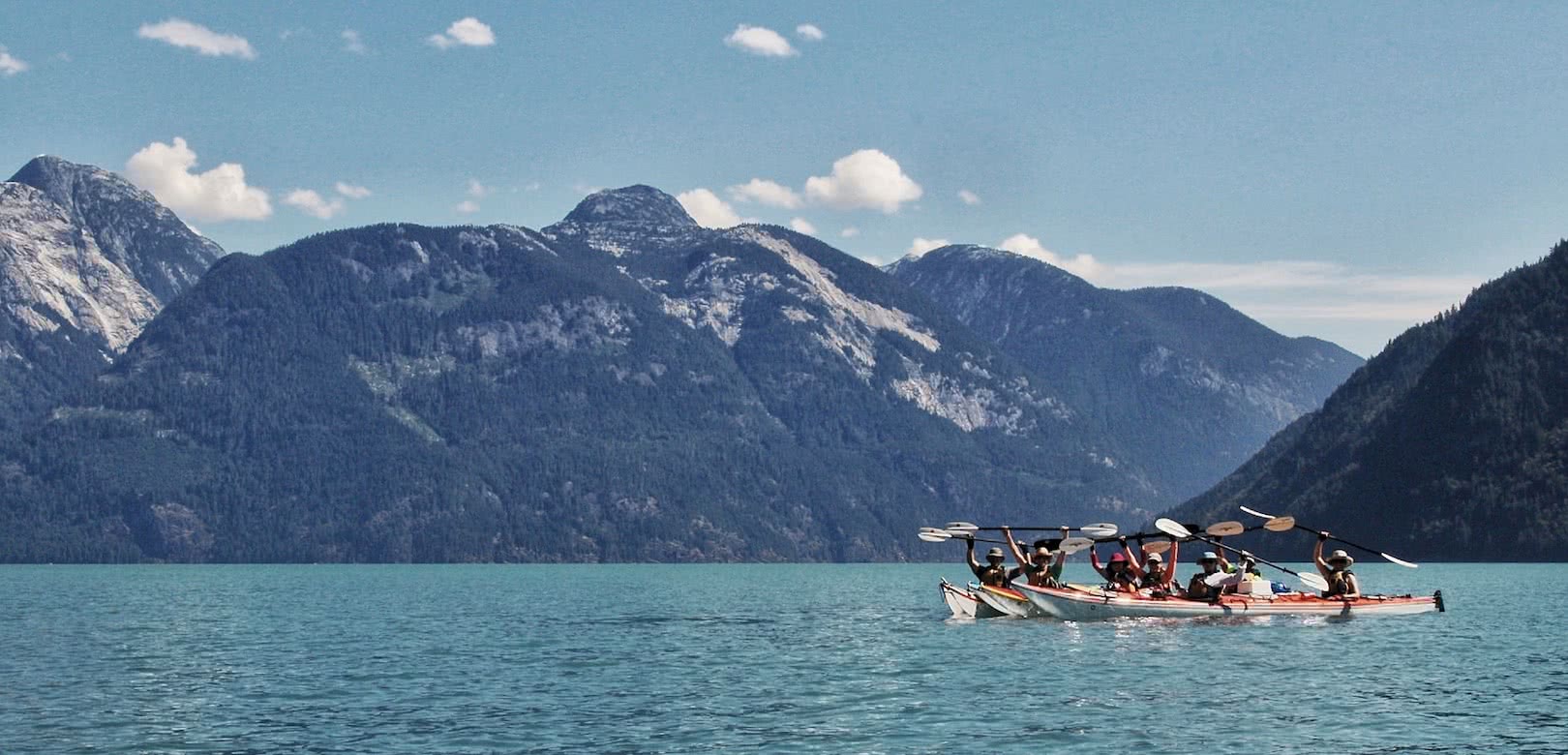 Toba Inlet north of Desolation Sound is one of our favourite kayak destinations