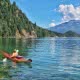 Kayaking at the Mouth of Toba Inlet