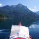 Paddling into Homfray Channel from Toba Inlet