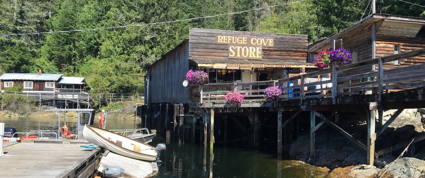 The old store at Refuge Cove