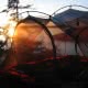 A tent on the Copeland Islands, British Columbia