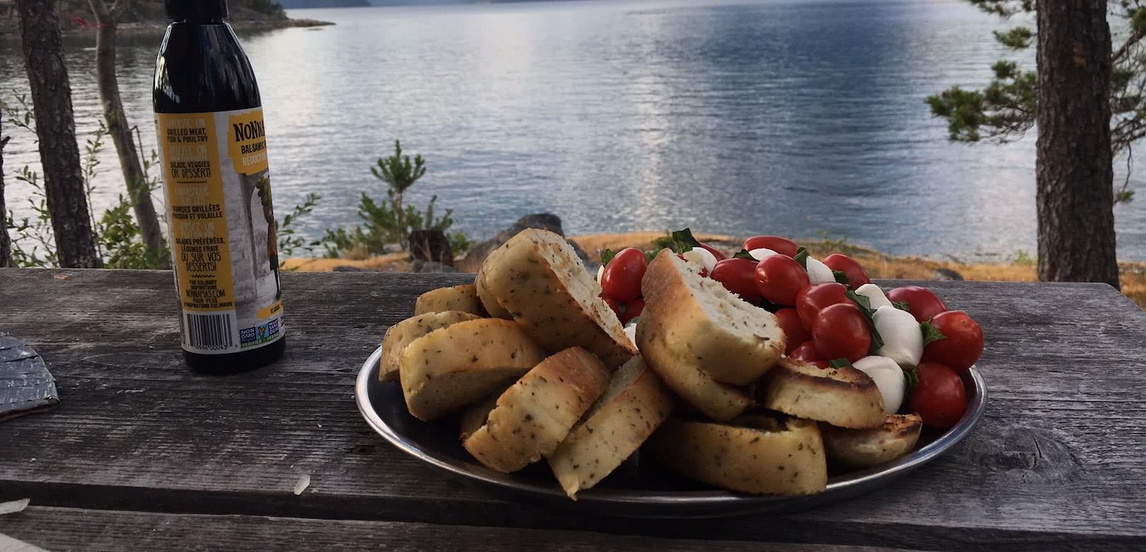 Meals on our Desolation Sound kayak vacations are created from fresh, local ingredients.