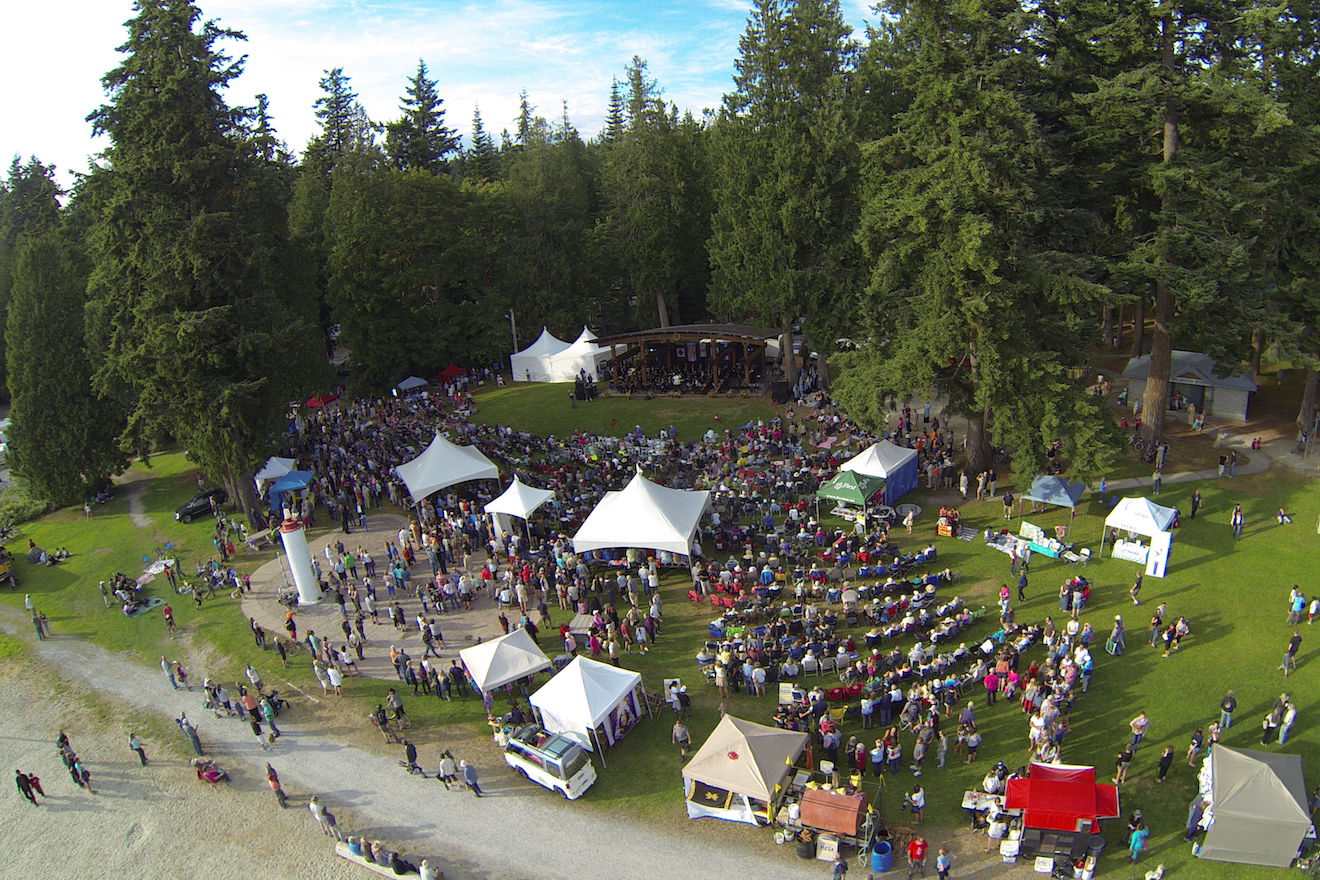 PRISMA festival at Willingdon Beach in Powell River