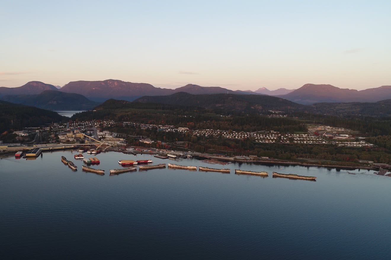 Powell River on British Columbia's Sunshine Coast