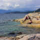 Relaxing after a swim in Desolation Sound