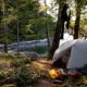 MSR tent set up on the Martin Islands in Desolation Sound