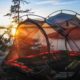 Sea kayak camping in Desolation Sound at the Copeland Islands